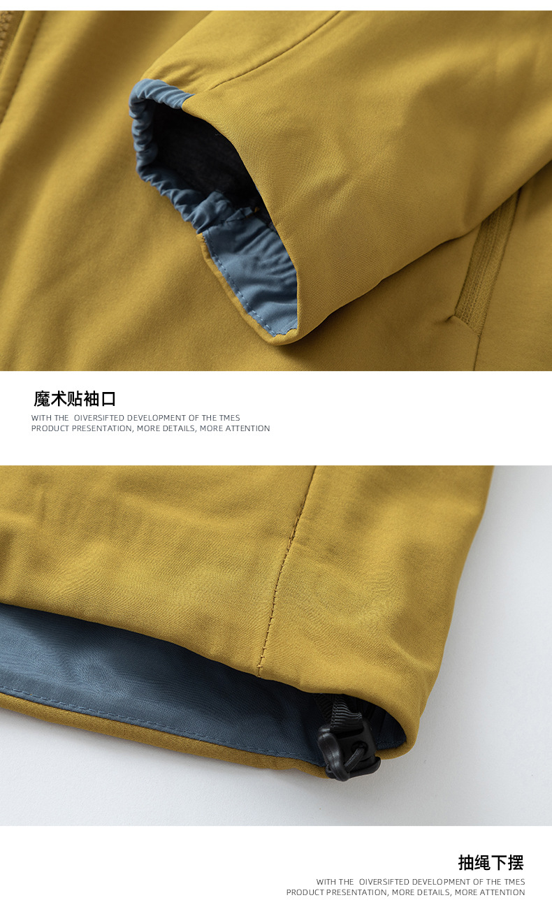 2025 SpringAutumn Waterproof Jacket Detail 17