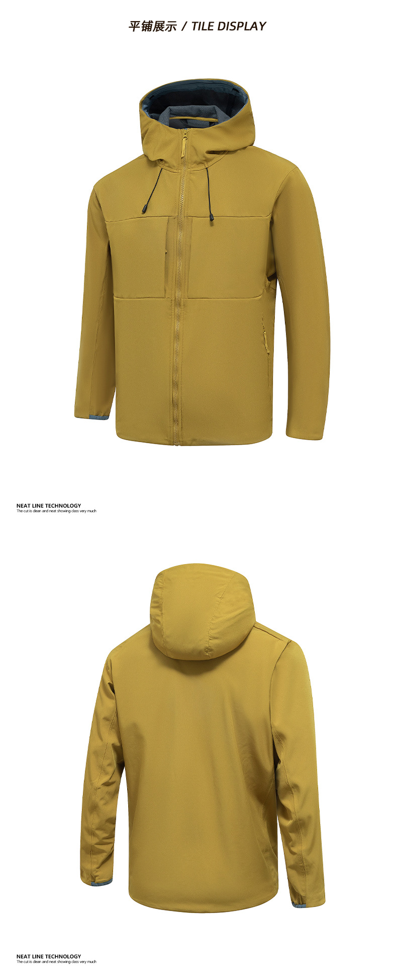 2025 SpringAutumn Waterproof Jacket Detail 23