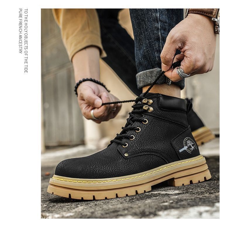 2025 Winter High-Top Martin Boots for Men