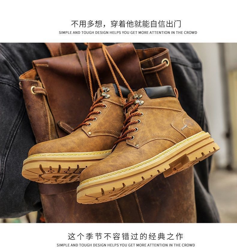 2025 Winter High-Top Martin Boots for Men