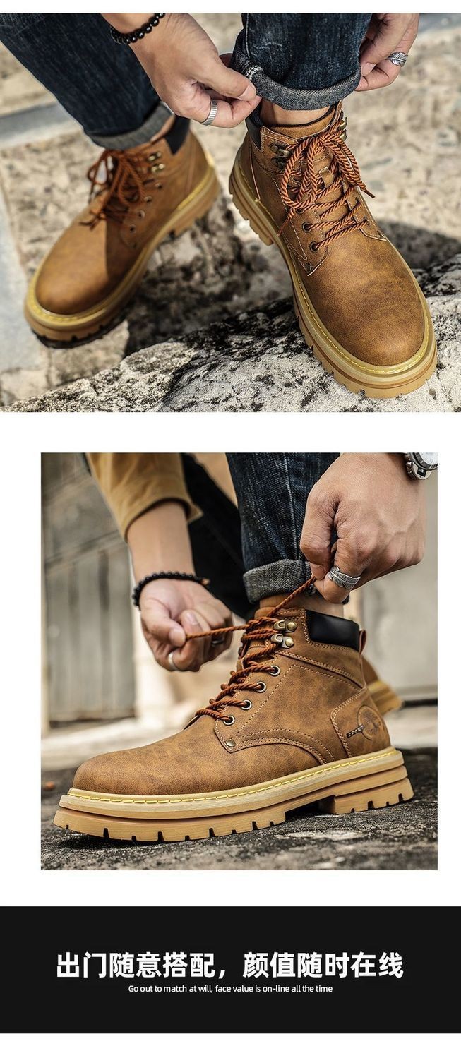 2025 Winter High-Top Martin Boots for Men