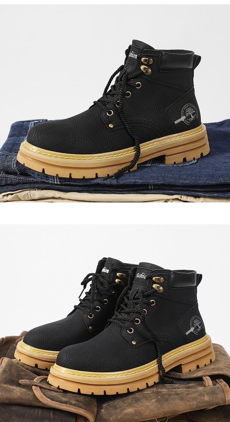 2025 Winter High-Top Martin Boots for Men