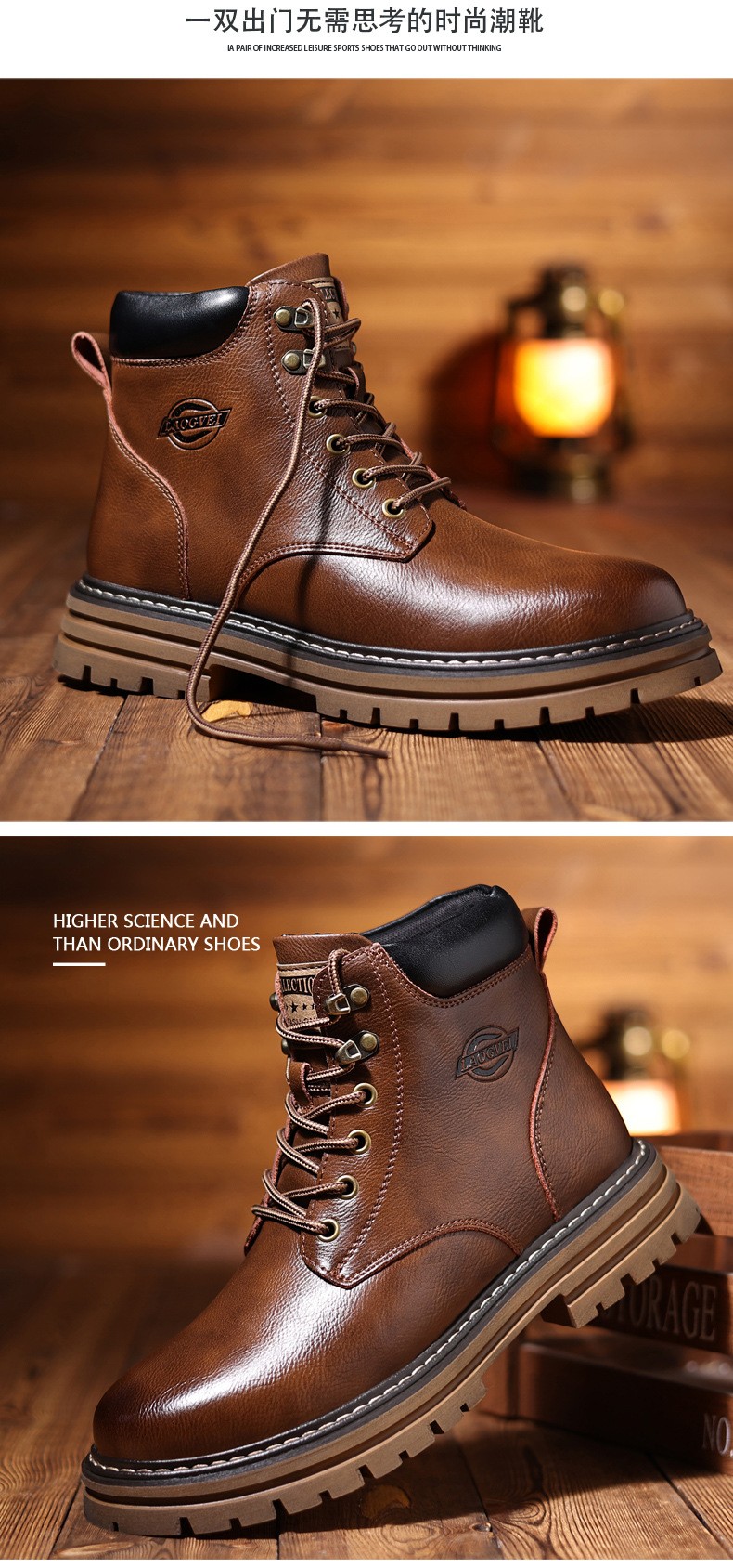 2024 Retro Workwear Hand-Stitched Martin Boots