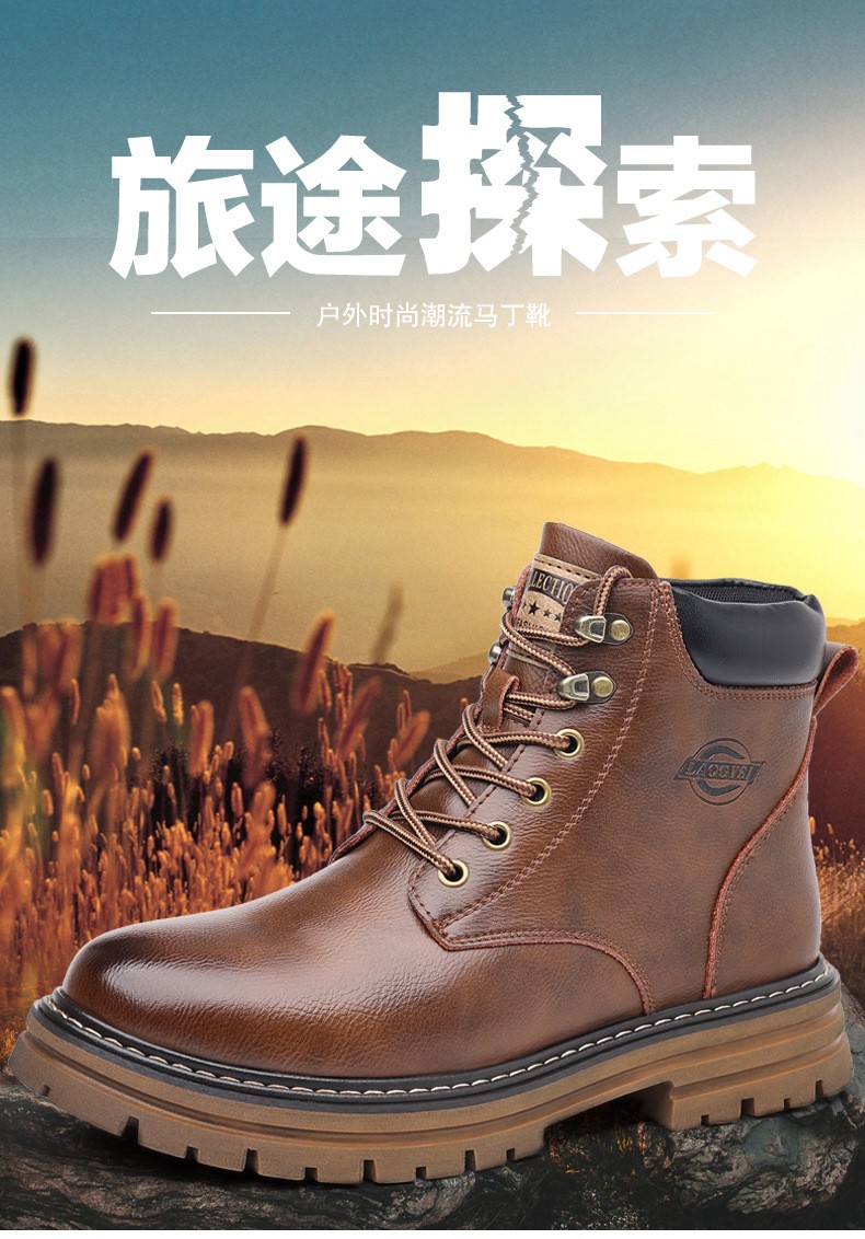 2024 Retro Workwear Hand-Stitched Martin Boots