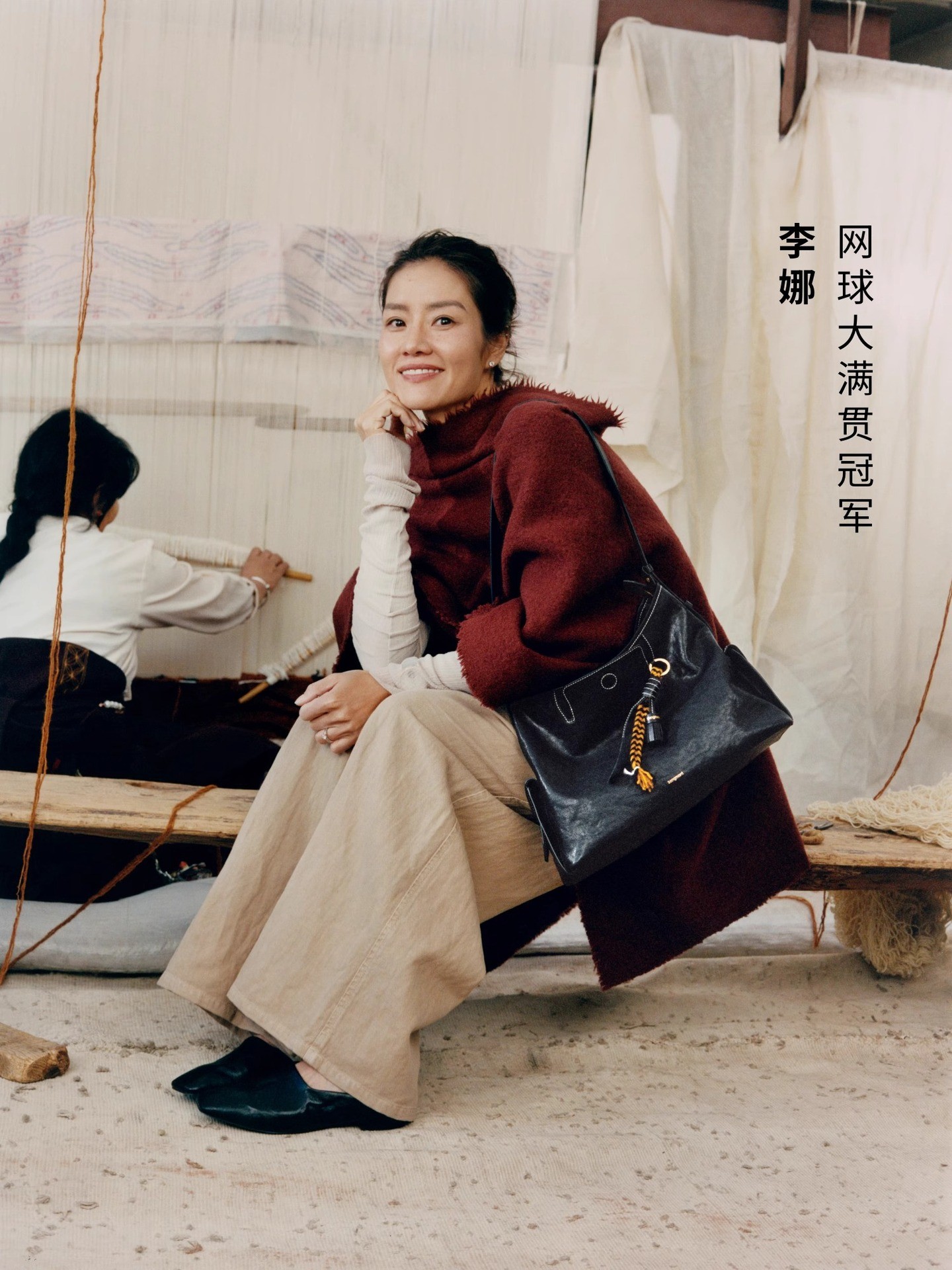 Songmont Vintage Hobo Shoulder Bag in Soft Full-Grain Leather