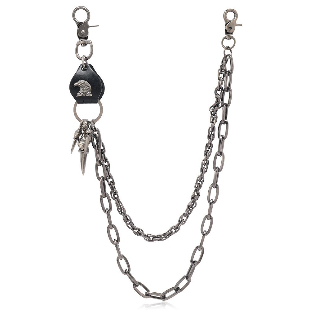 Unisex Punk Hip-Hop Multi-Layer Metal Waist Chain