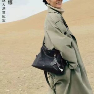Songmont Vintage Hobo Shoulder Bag in Soft Full-Grain Leather