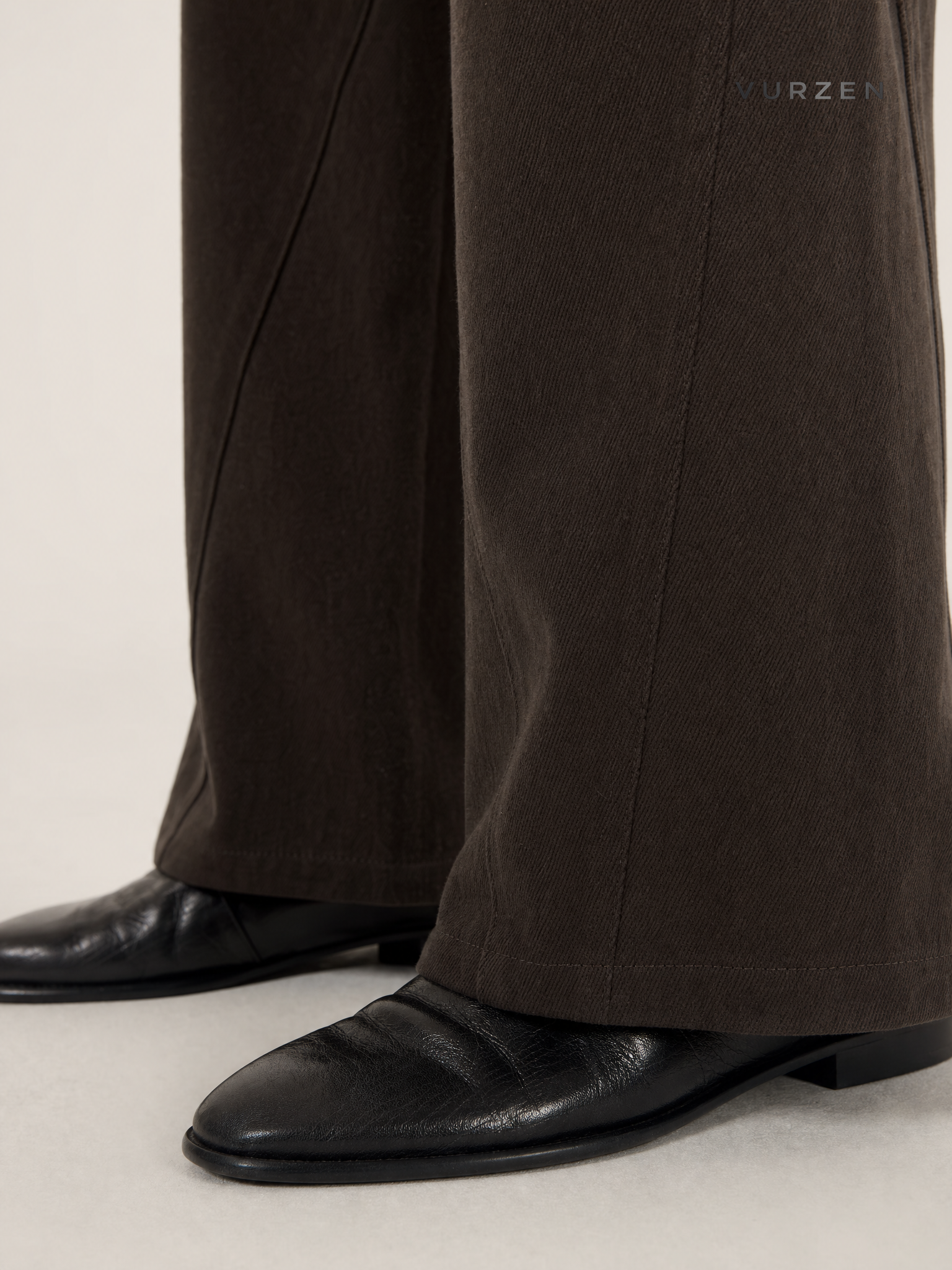 Vintage Corduroy Straight-Leg Casual Pants detail