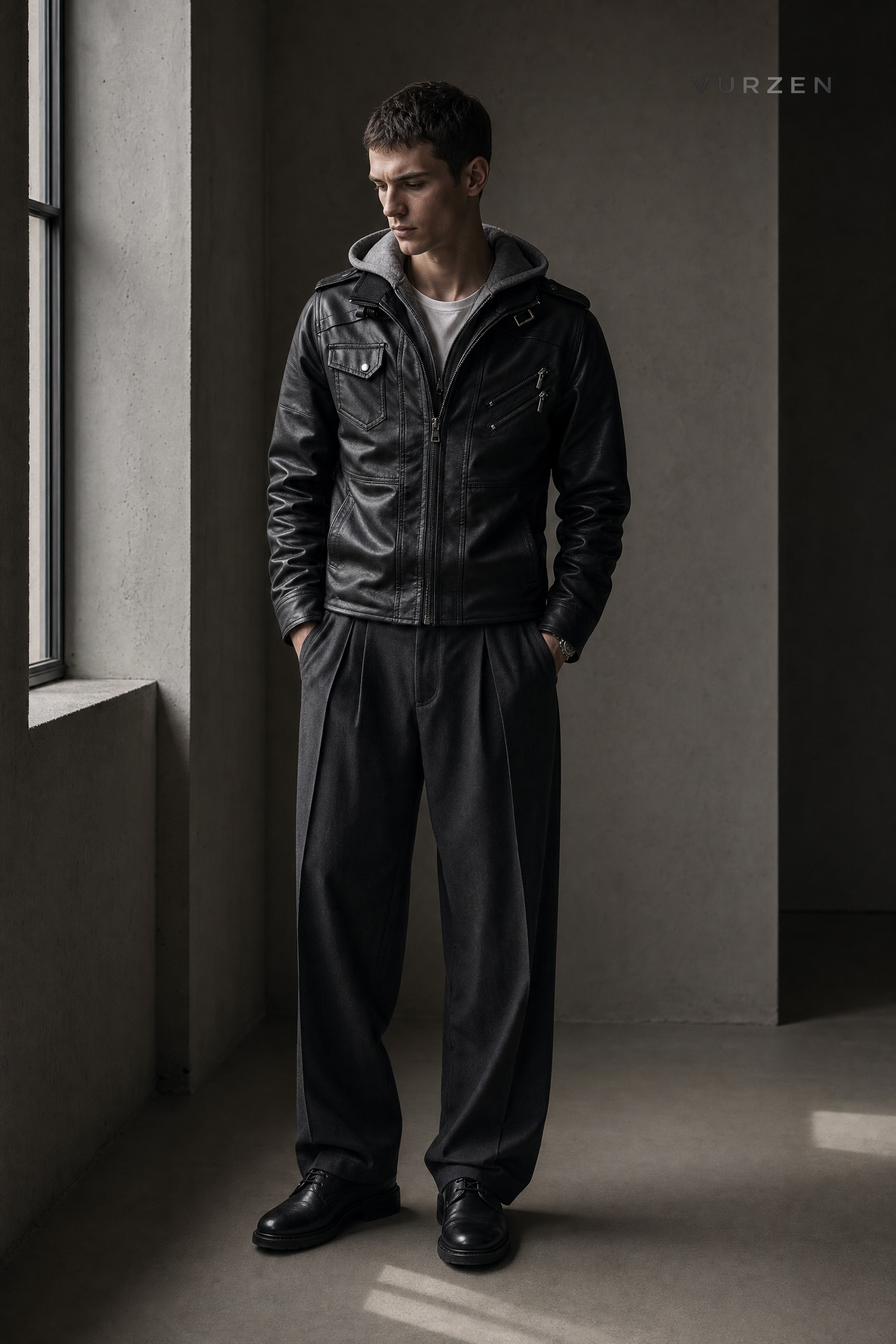 610390179721 top dark minimal jacket dark lookbook 01 610390179721 top dark minimal jacket dark lookbook 01