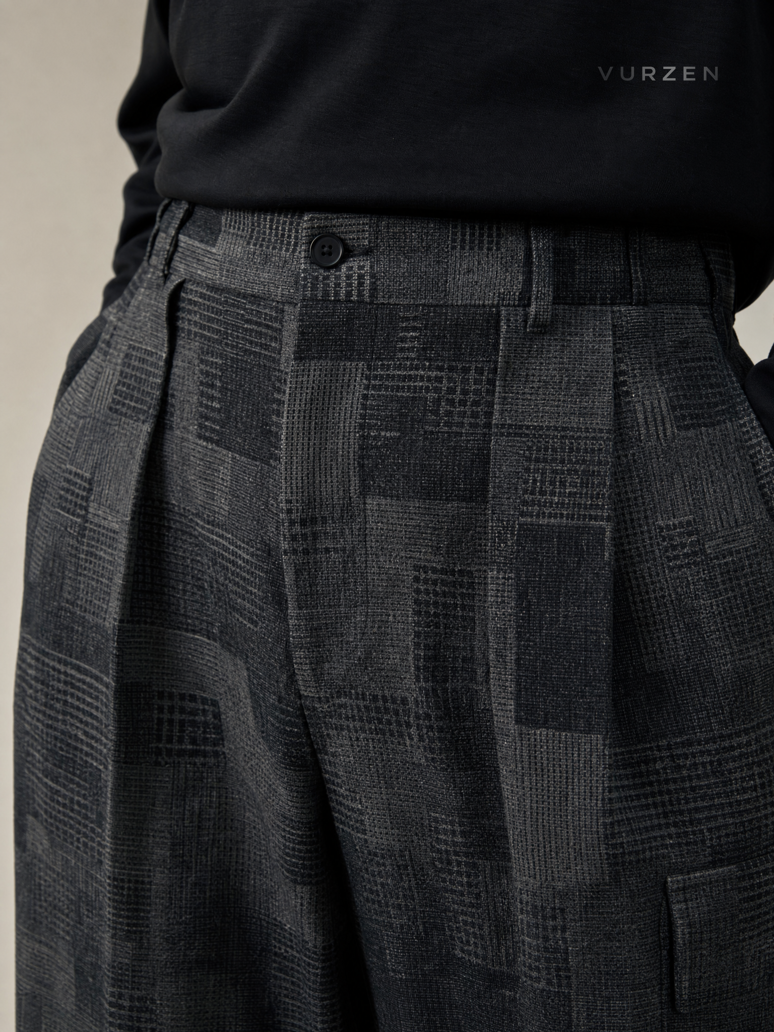 Loose Straight-Leg Denim Jeans for Men detail