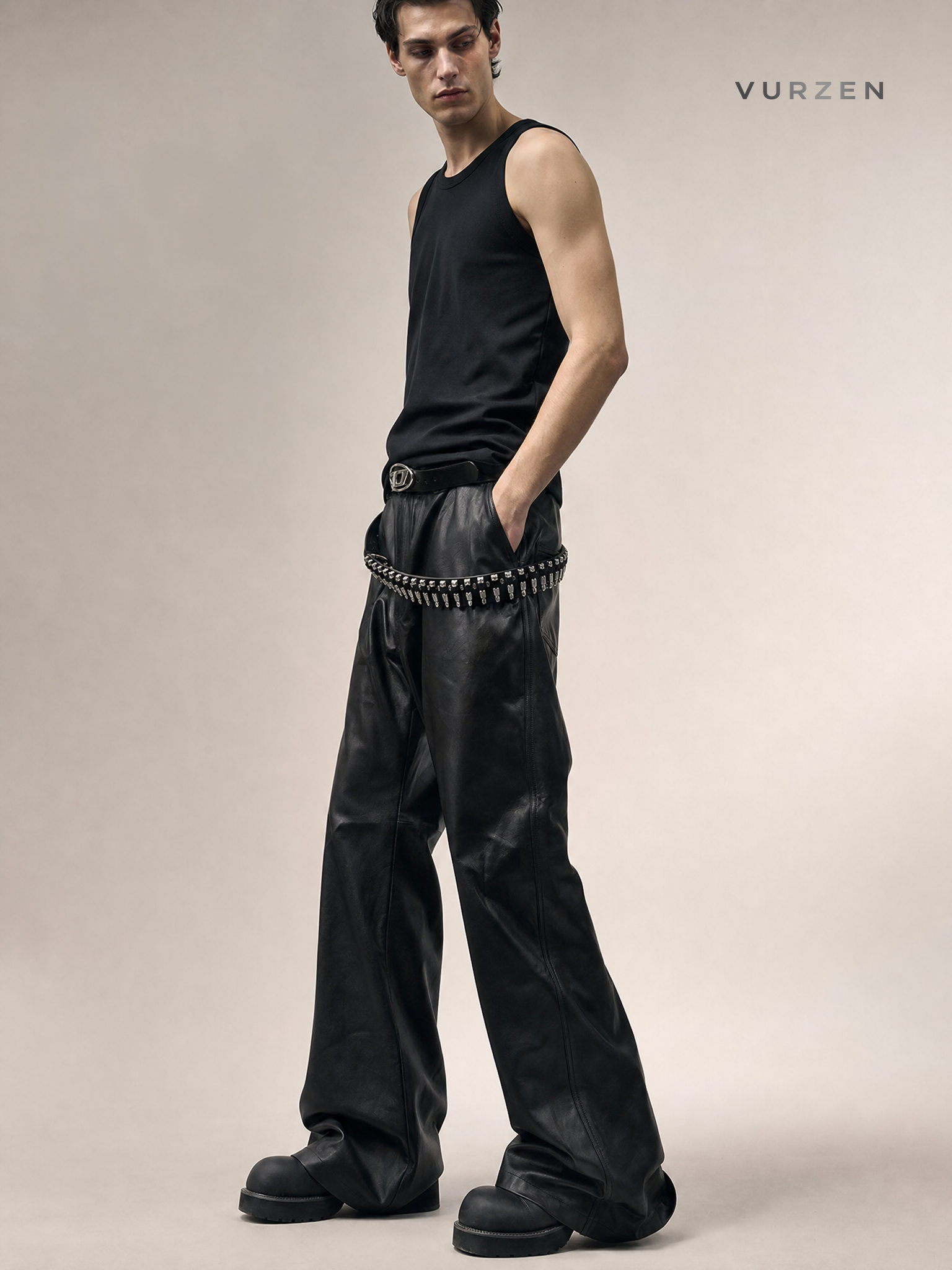 Waterproof American-Style Extended Workwear Pants detail