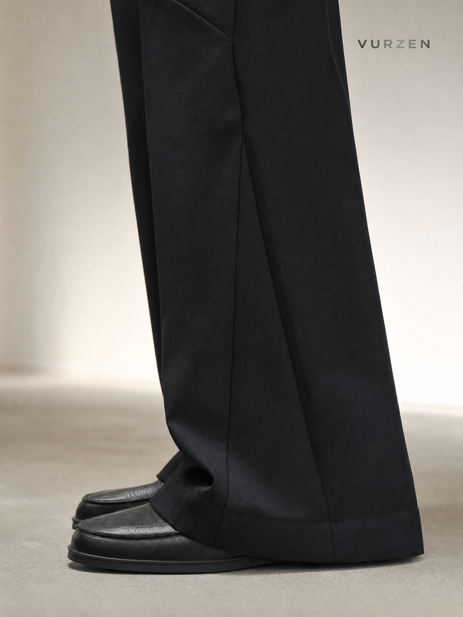 High-Waist Wide-Leg Cargo Pants for Couples detail