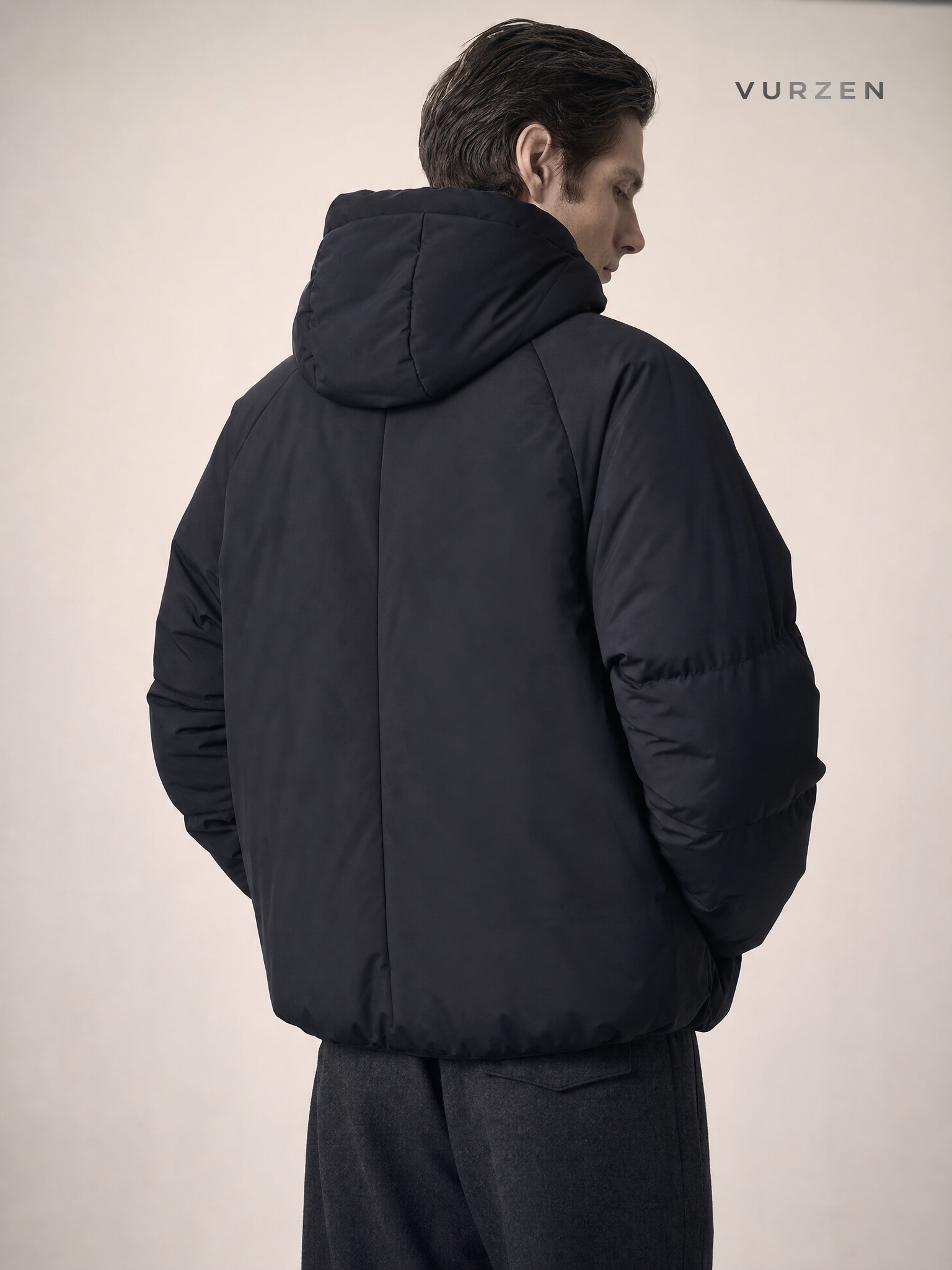 Cleanfit Thickened Hooded Winter Cotton Jacket detail
