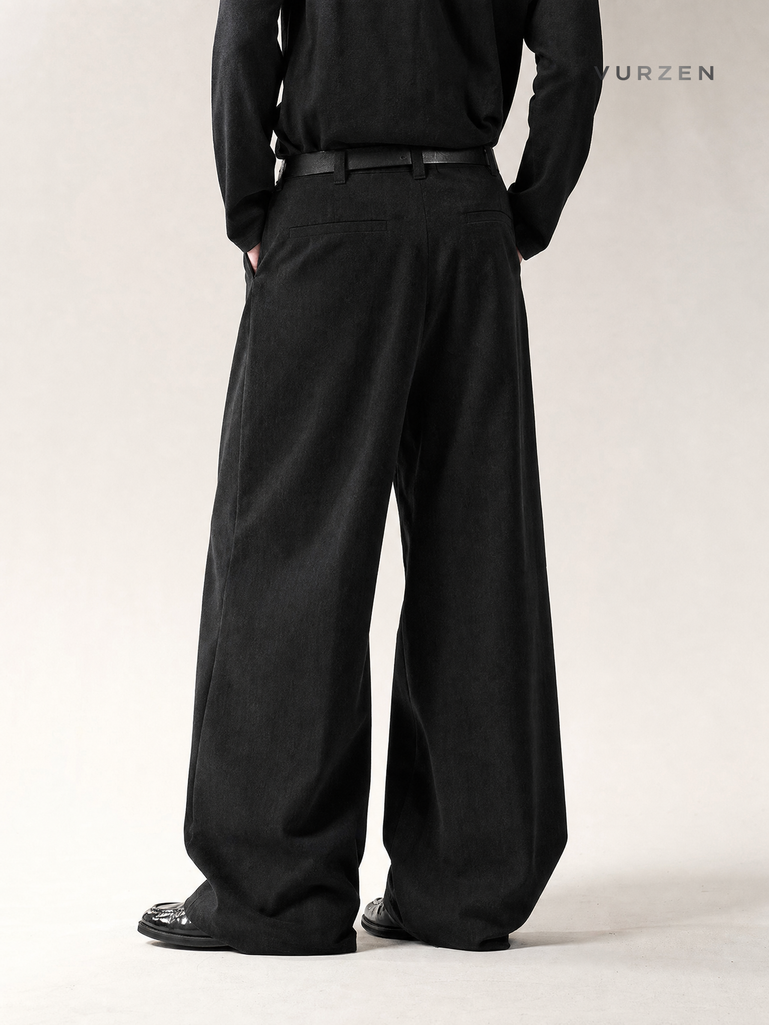 2025 Cleanfit Wide-Leg Casual Suit Pants detail
