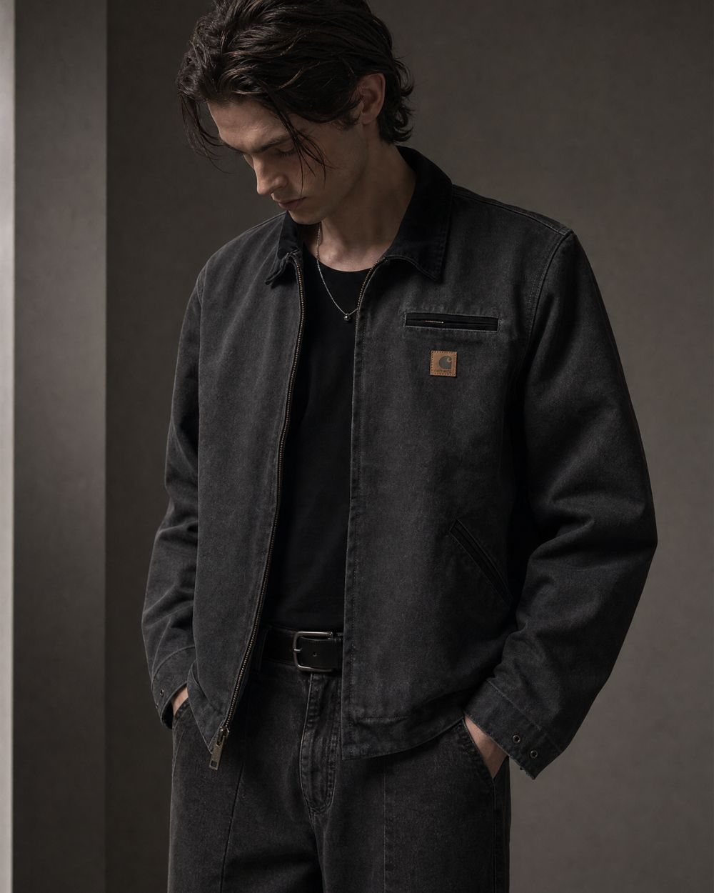 894117489694 top dark minimal jacket dark lookbook 05