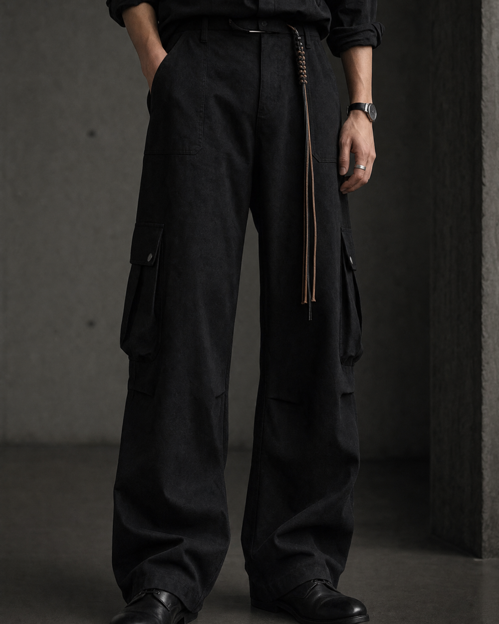 901627122483 pants dark cargo lookbook 01