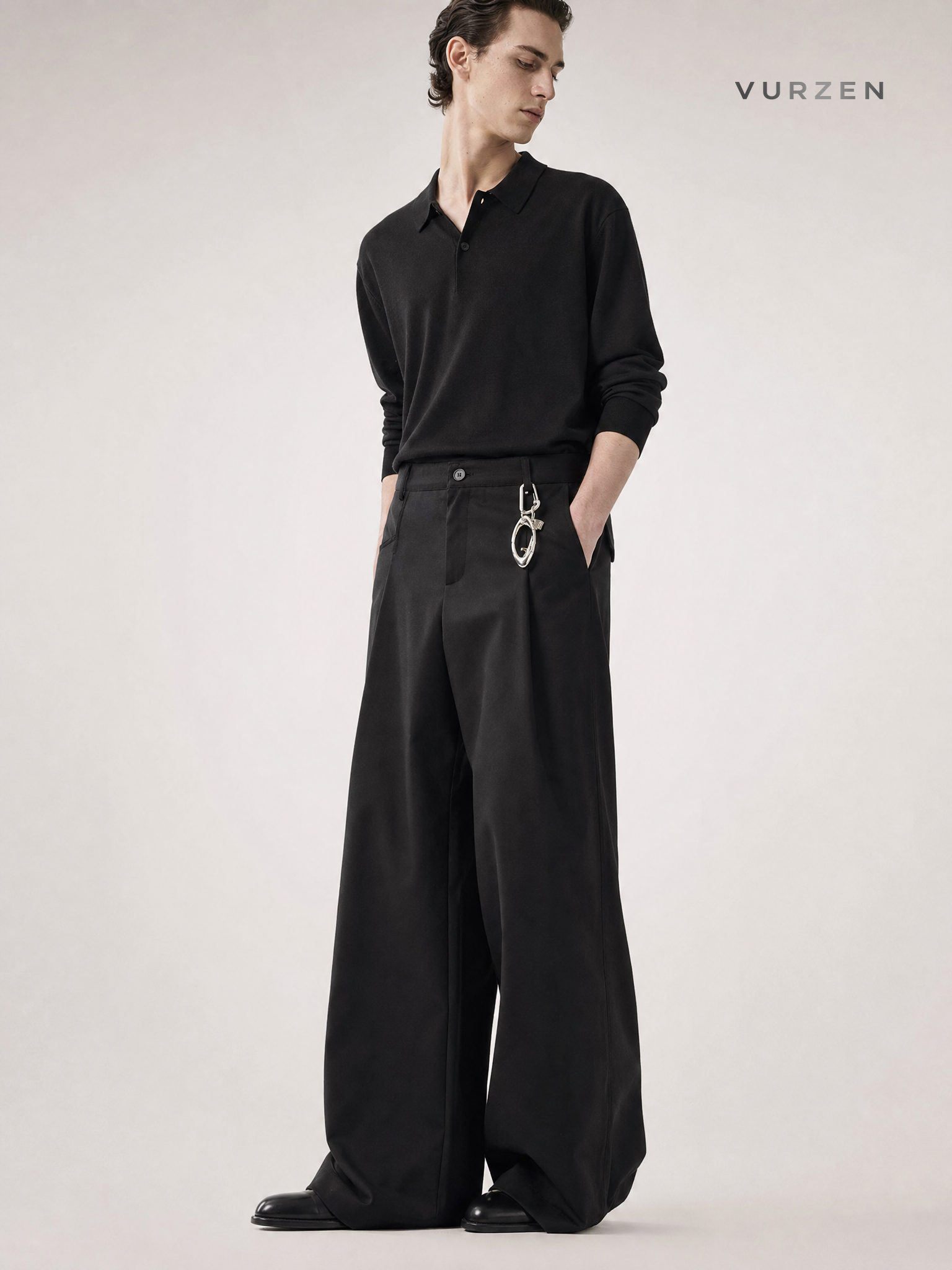 Men's Premium Wrinkle-Design Casual Straight Pants Men