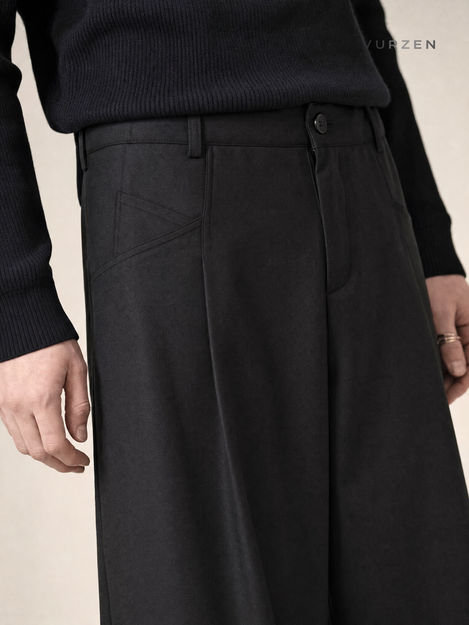 Men's Premium Wrinkle-Design Casual Straight Pants Men