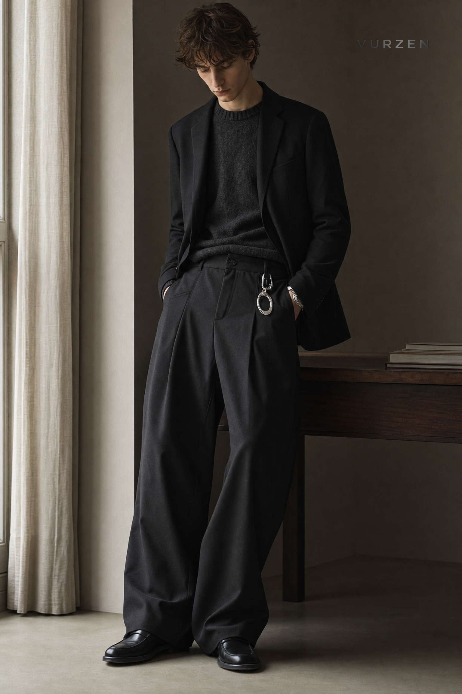 904025415383 pants clean drape lookbook 05 904025415383 pants clean drape lookbook 05