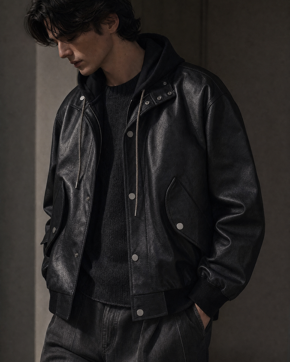 947880631755 top dark minimal jacket dark lookbook 05