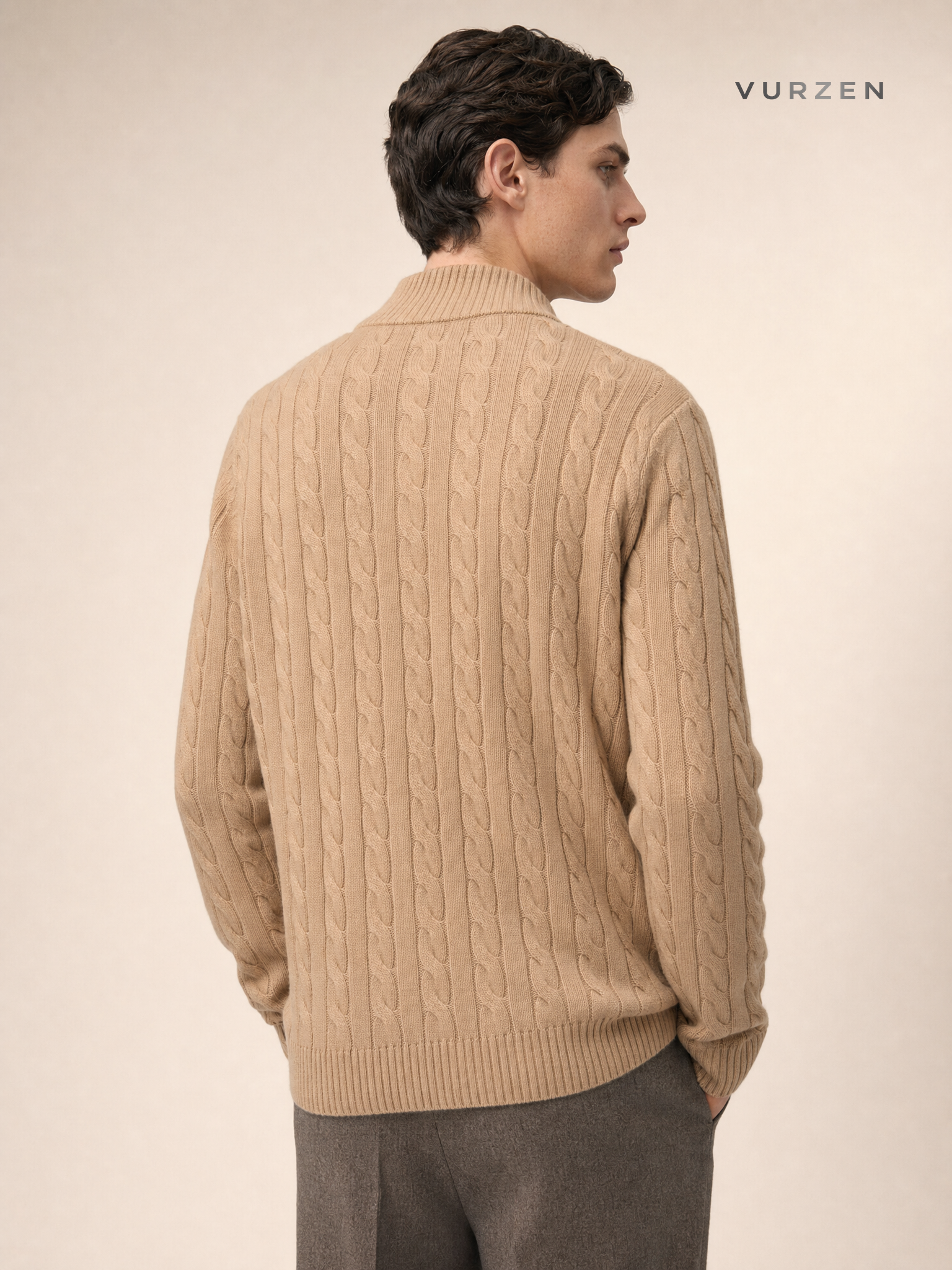 RL 12-Color Cotton Embroidered Knit Pullover Sweater detail