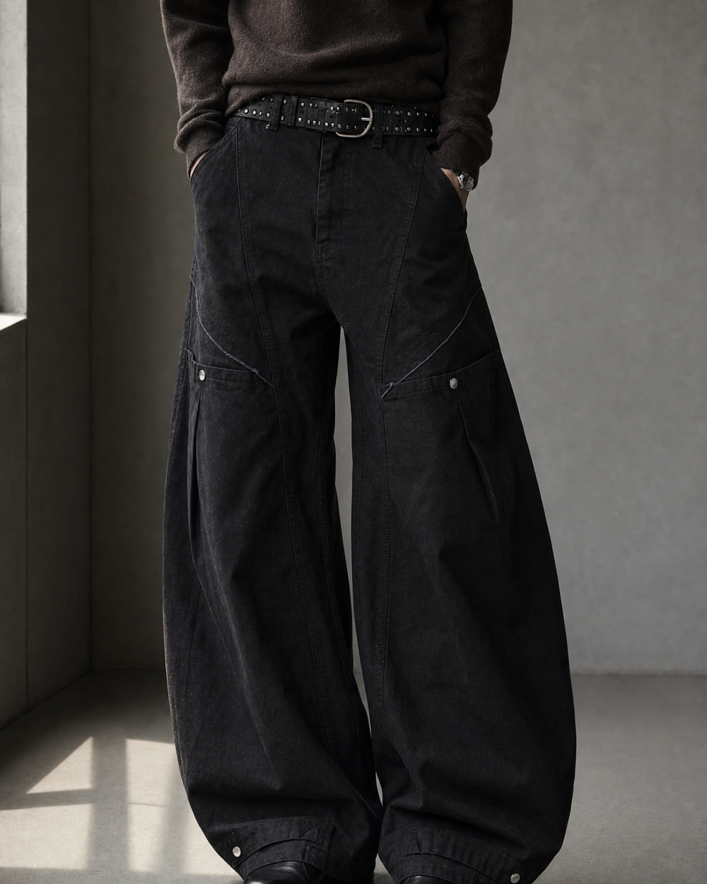 964985059855 pants dark cargo lookbook 01