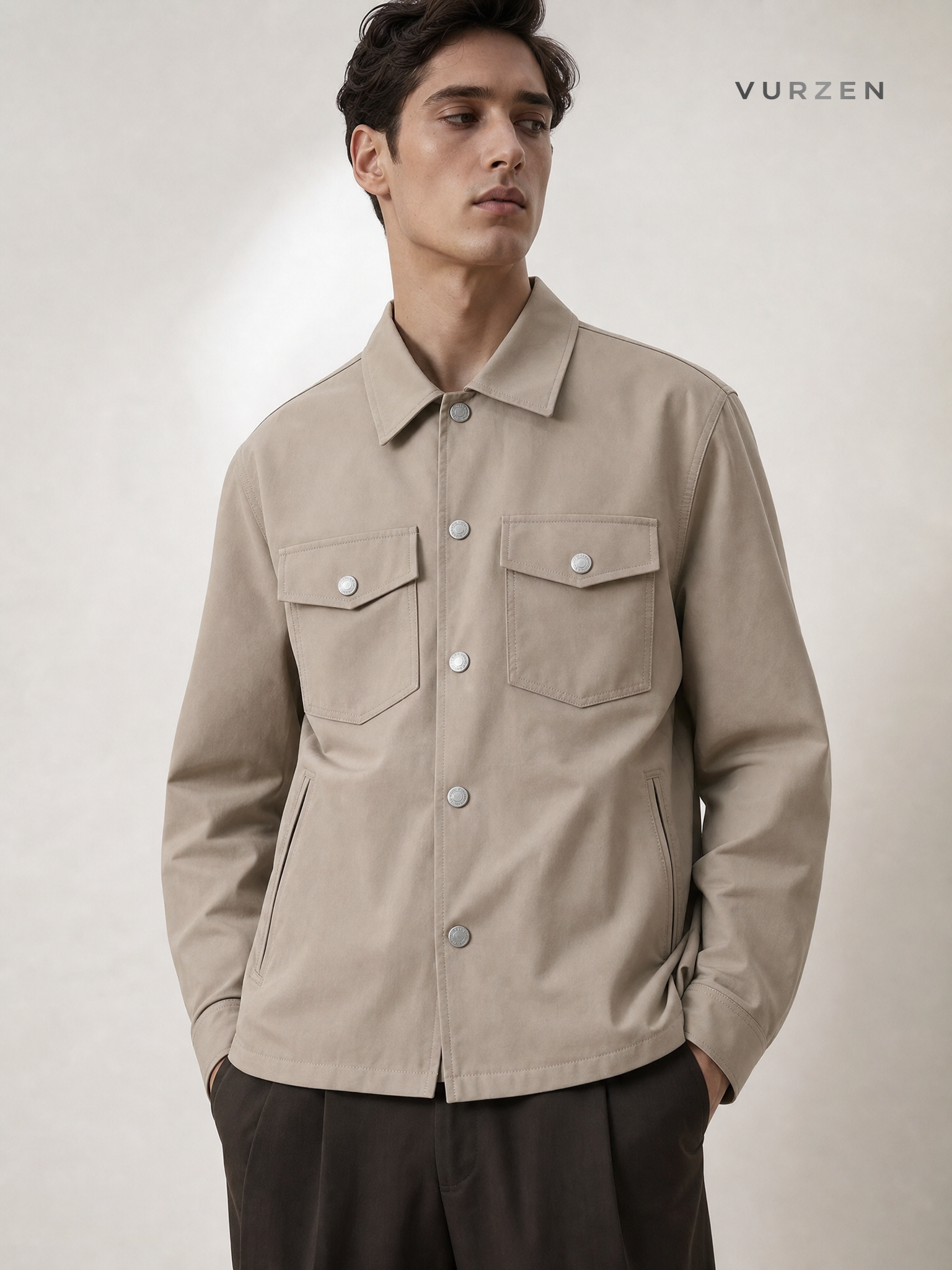 SOLOTEX+TEFLON Men’s Durable Vintage Work Jacket detail