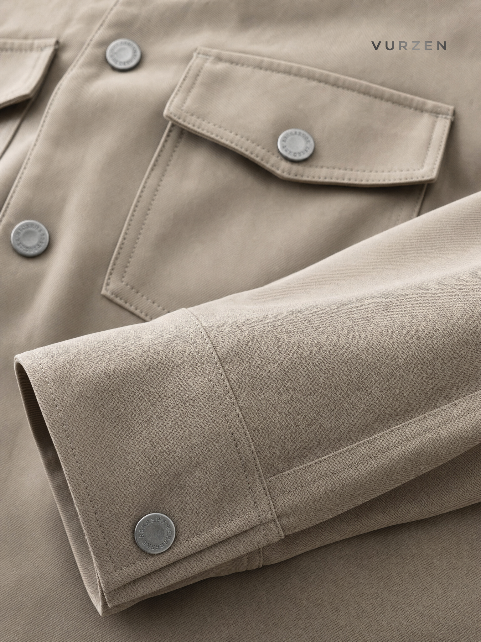 SOLOTEX+TEFLON Men’s Durable Vintage Work Jacket detail