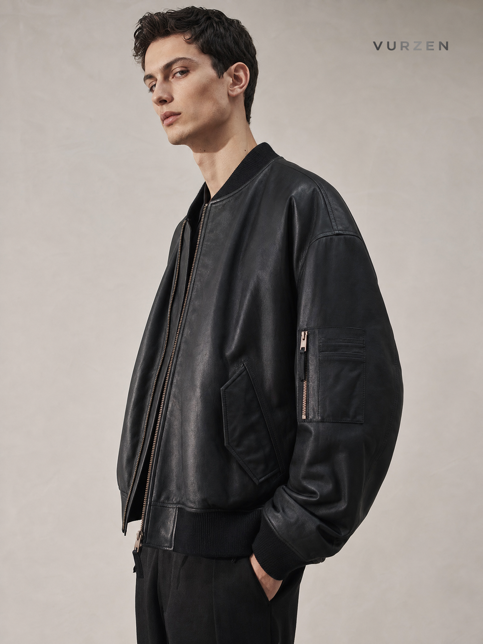 Paris Style Embroidered Pilot Jacket - Yang Chaoyue Edition detail