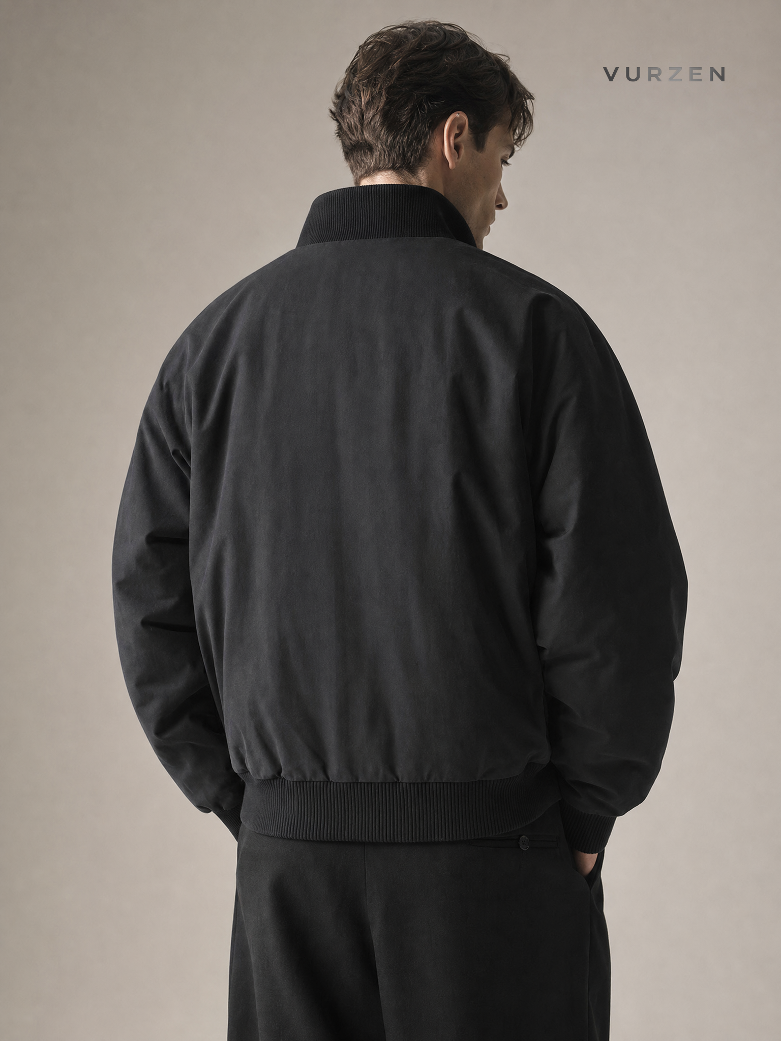 Vintage American Pilot Thick Cotton Jacket detail
