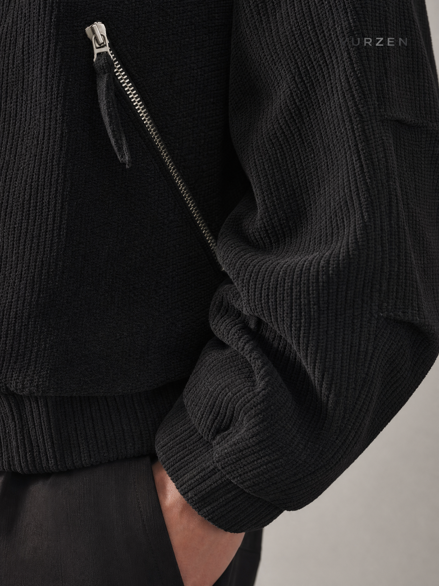 2025 Vintage Corduroy Hooded Jacket for Men detail