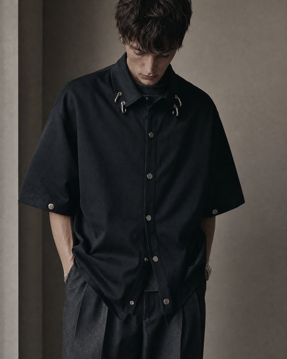 974028884987 top dark minimal jacket dark lookbook 05