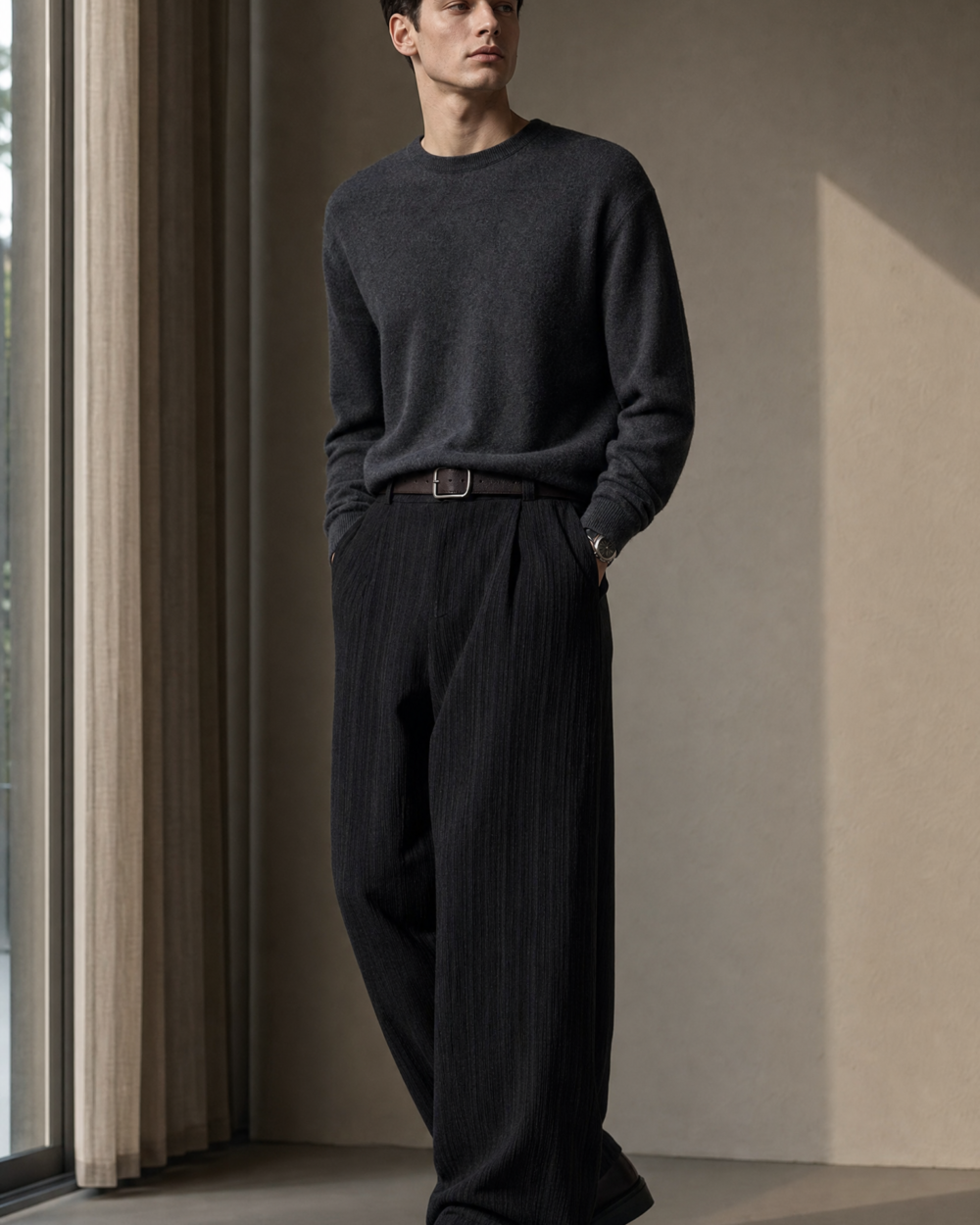 974774474901 pants clean drape lookbook 01
