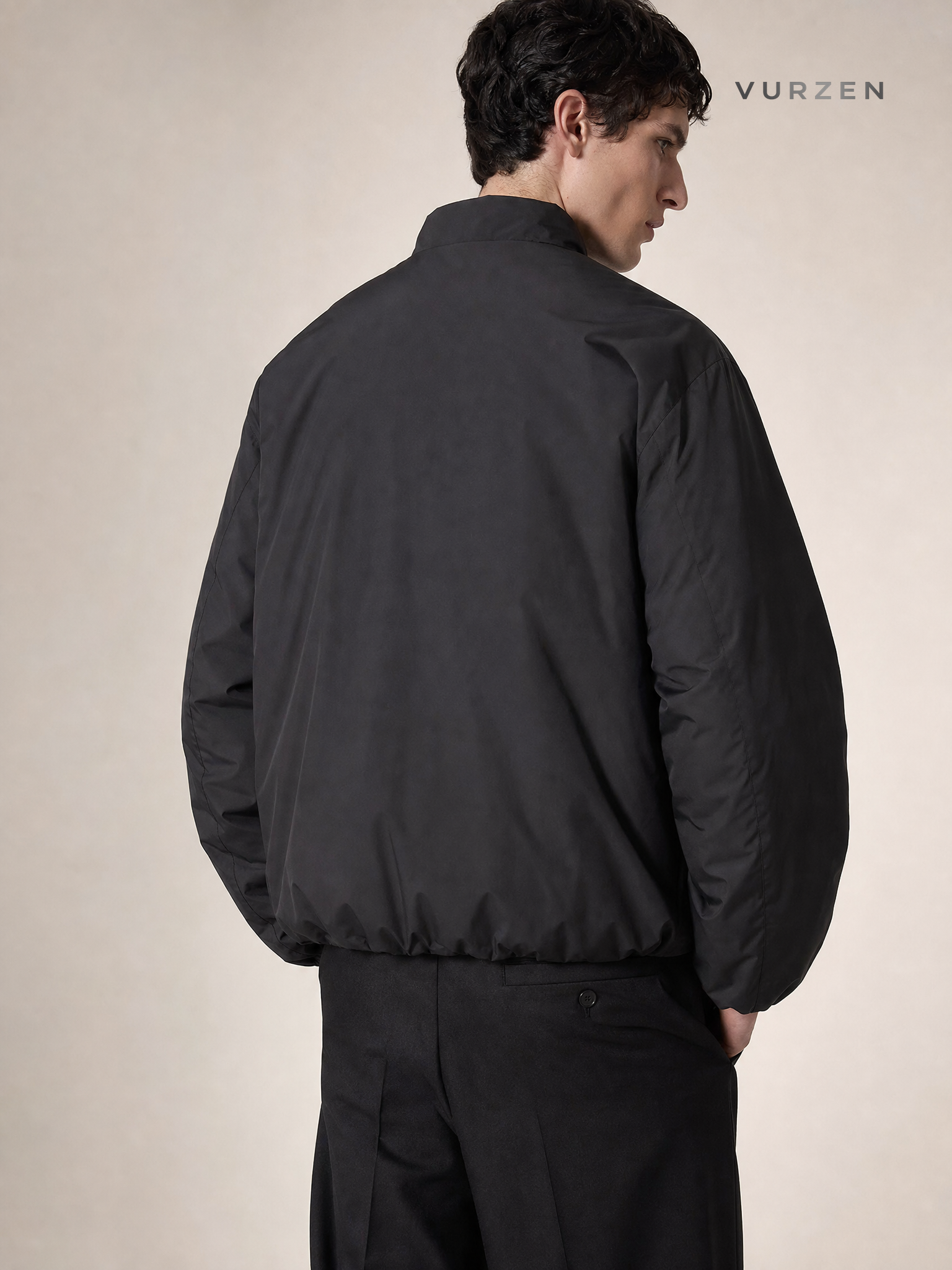 PLANETMUSIC Winter Down Jacket with Stand Collar detail