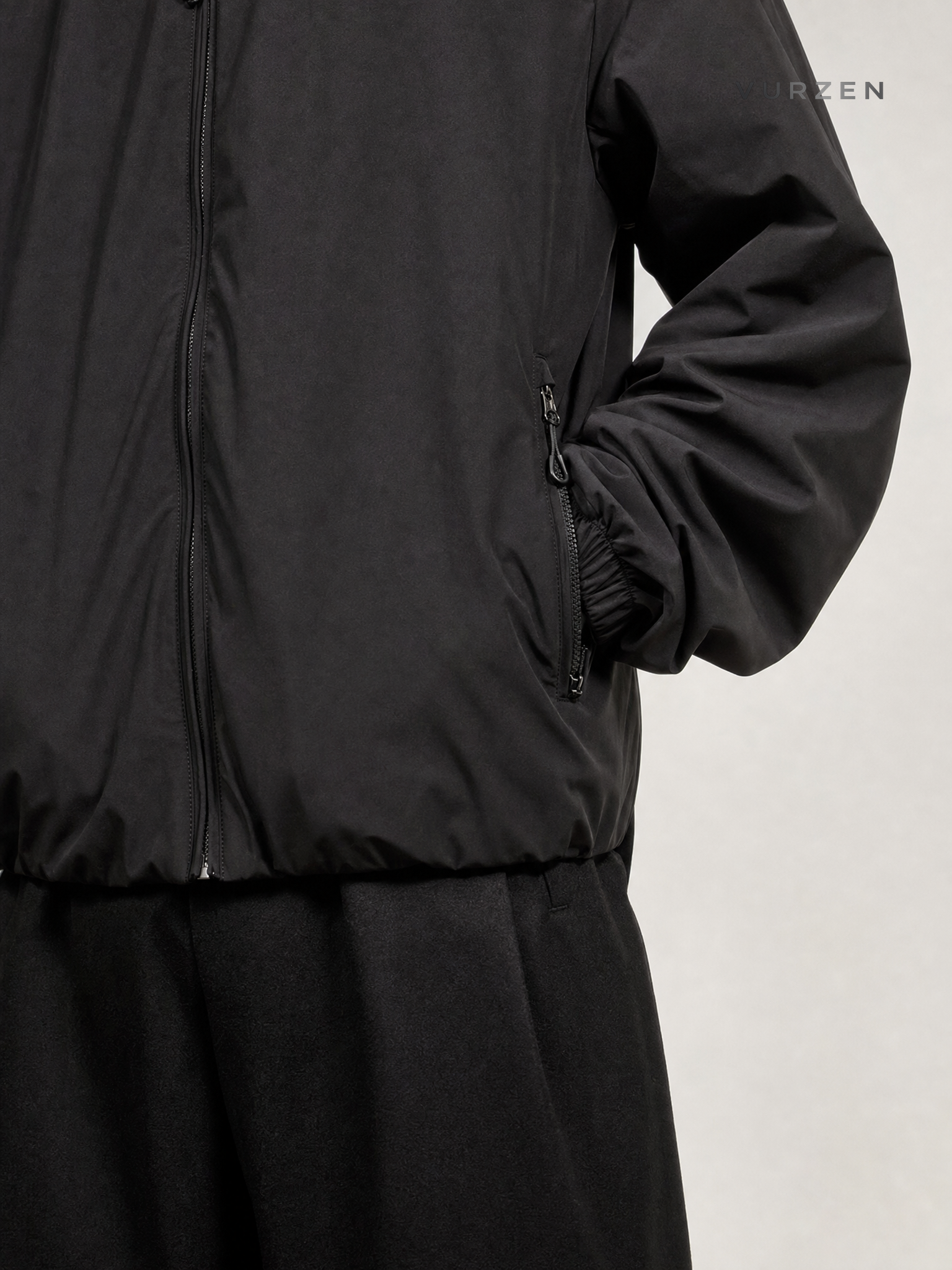 PLANETMUSIC Winter Down Jacket with Stand Collar detail
