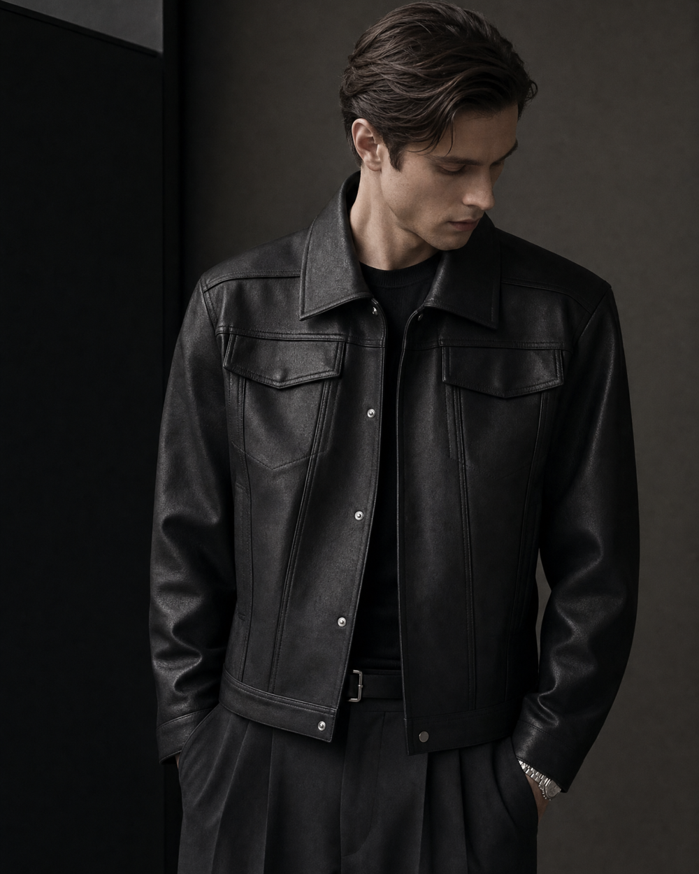 978078889044 top dark minimal jacket dark lookbook 05
