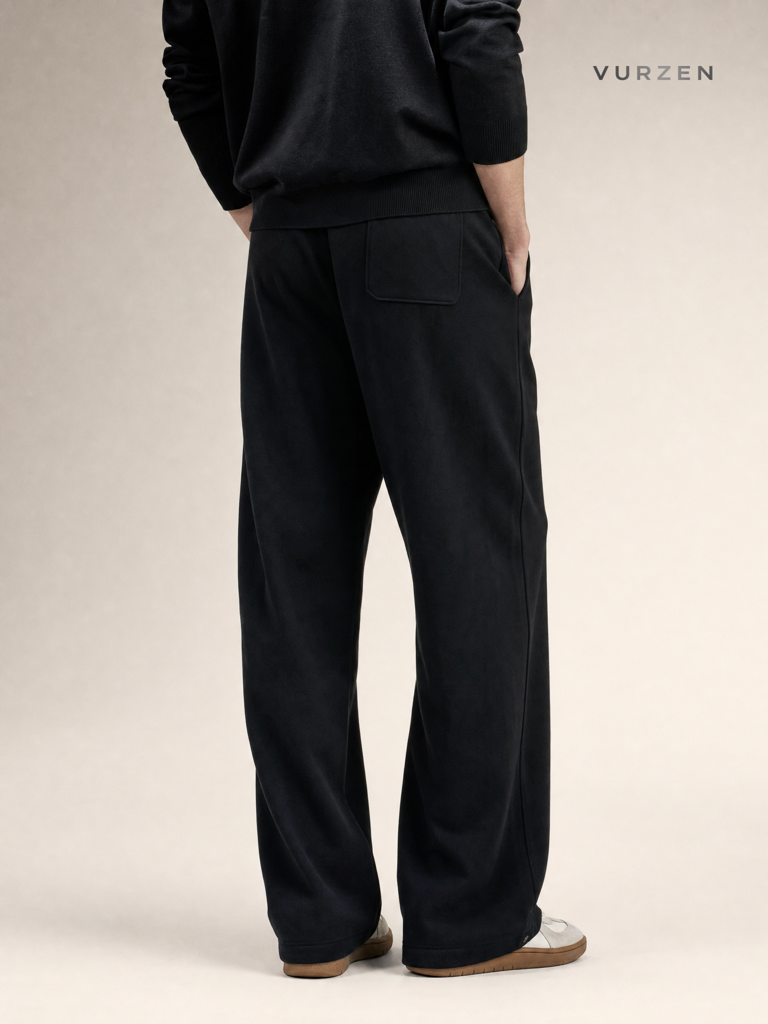 Unisex Casual Drawstring Straight-Leg Joggers detail