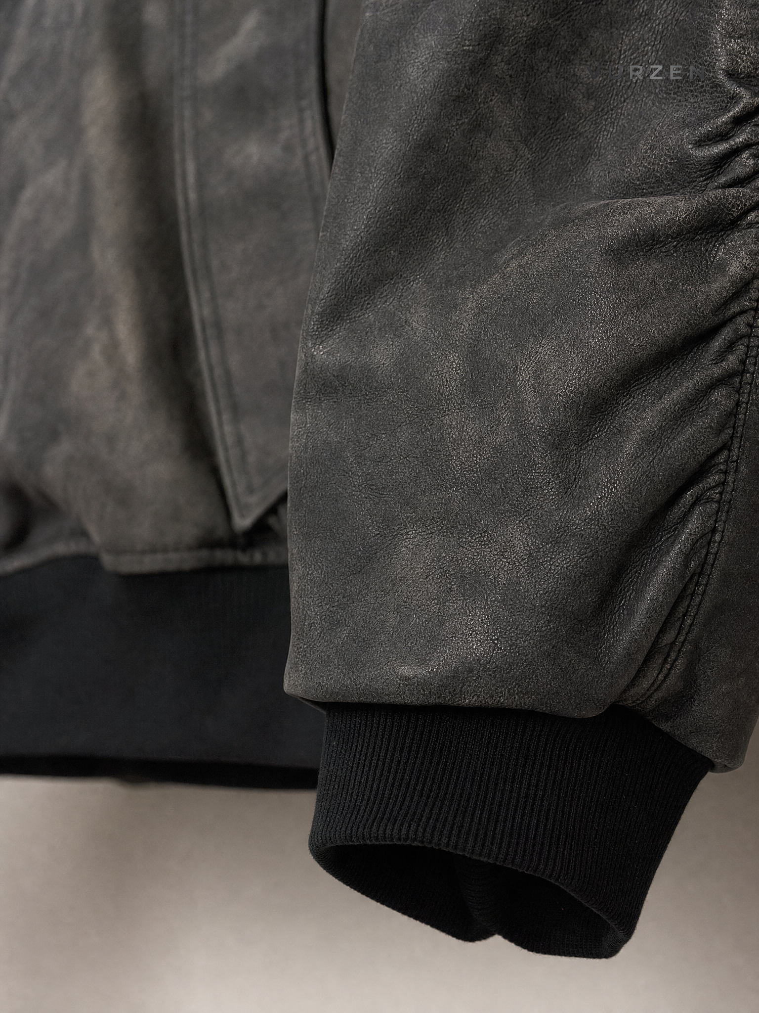 2025 Double-Layer Hooded Bomber Jacket detail