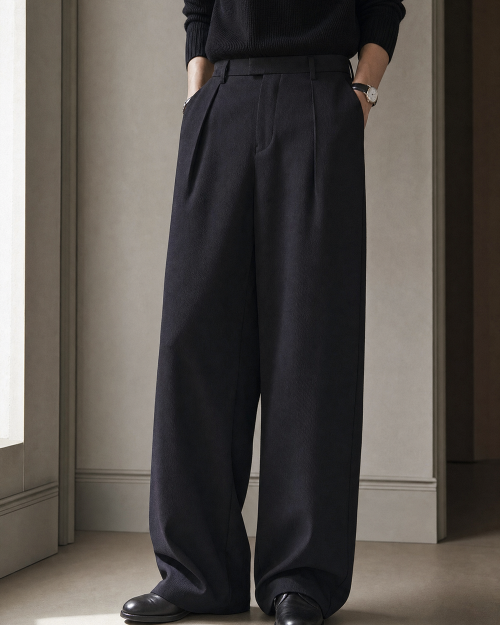982582169814 pants clean drape lookbook 01