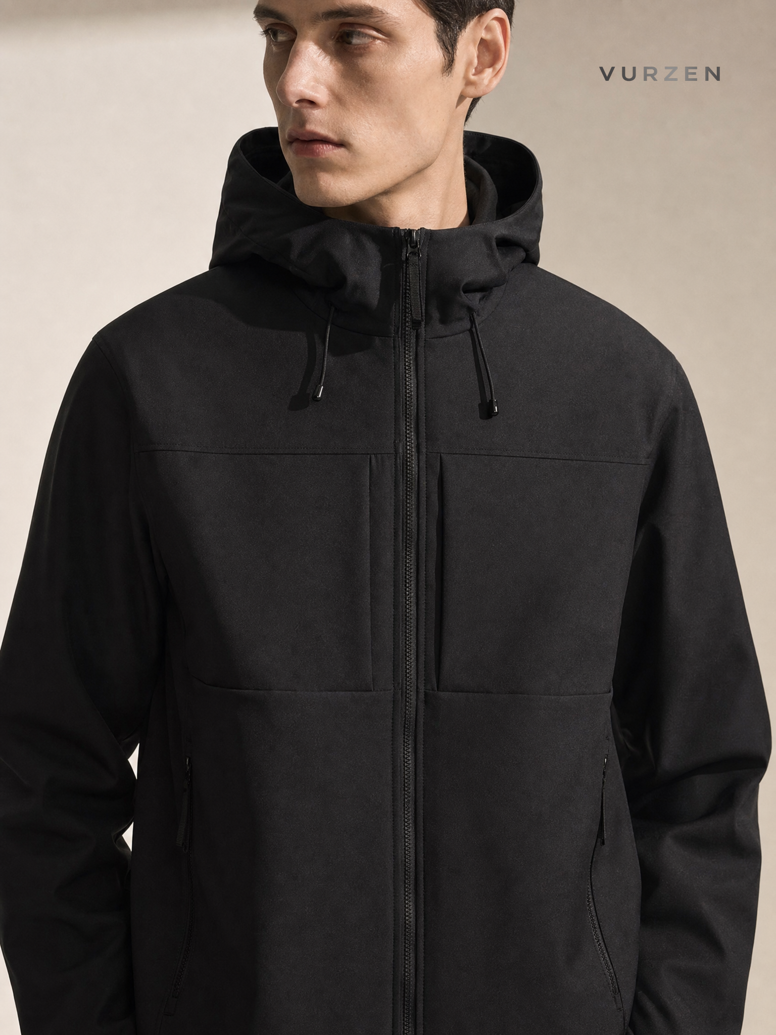 2025 Waterproof Softshell Hooded Outdoor Jacket detail