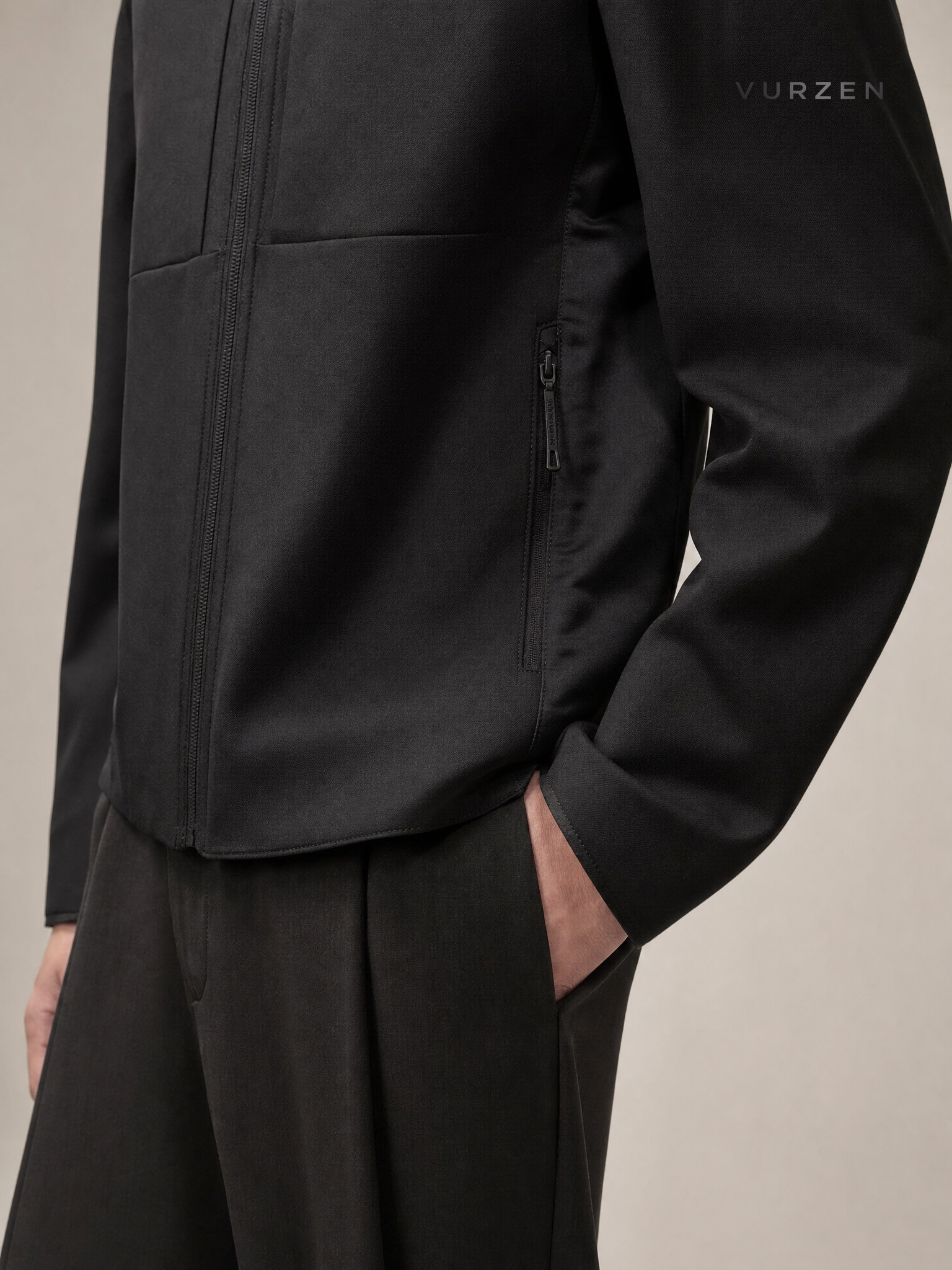 2025 Waterproof Softshell Hooded Outdoor Jacket detail