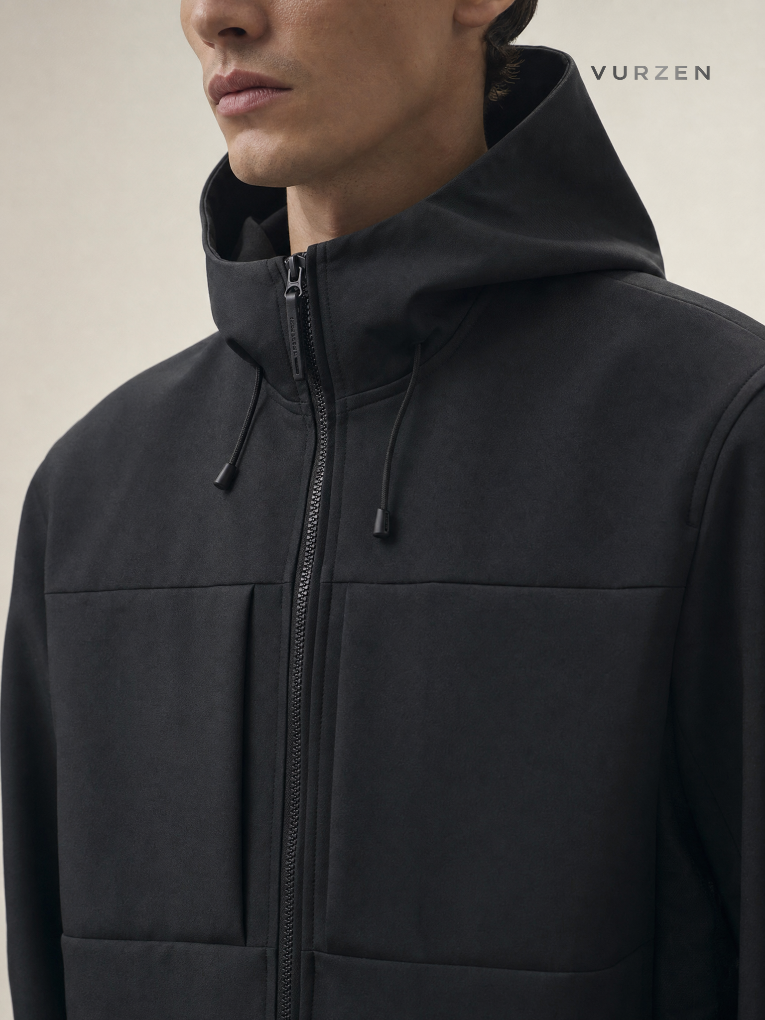 2025 Waterproof Softshell Hooded Outdoor Jacket detail