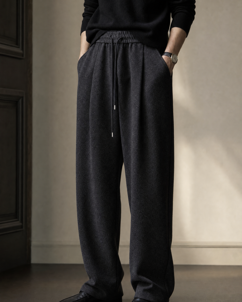 990224589851 pants clean drape lookbook 01