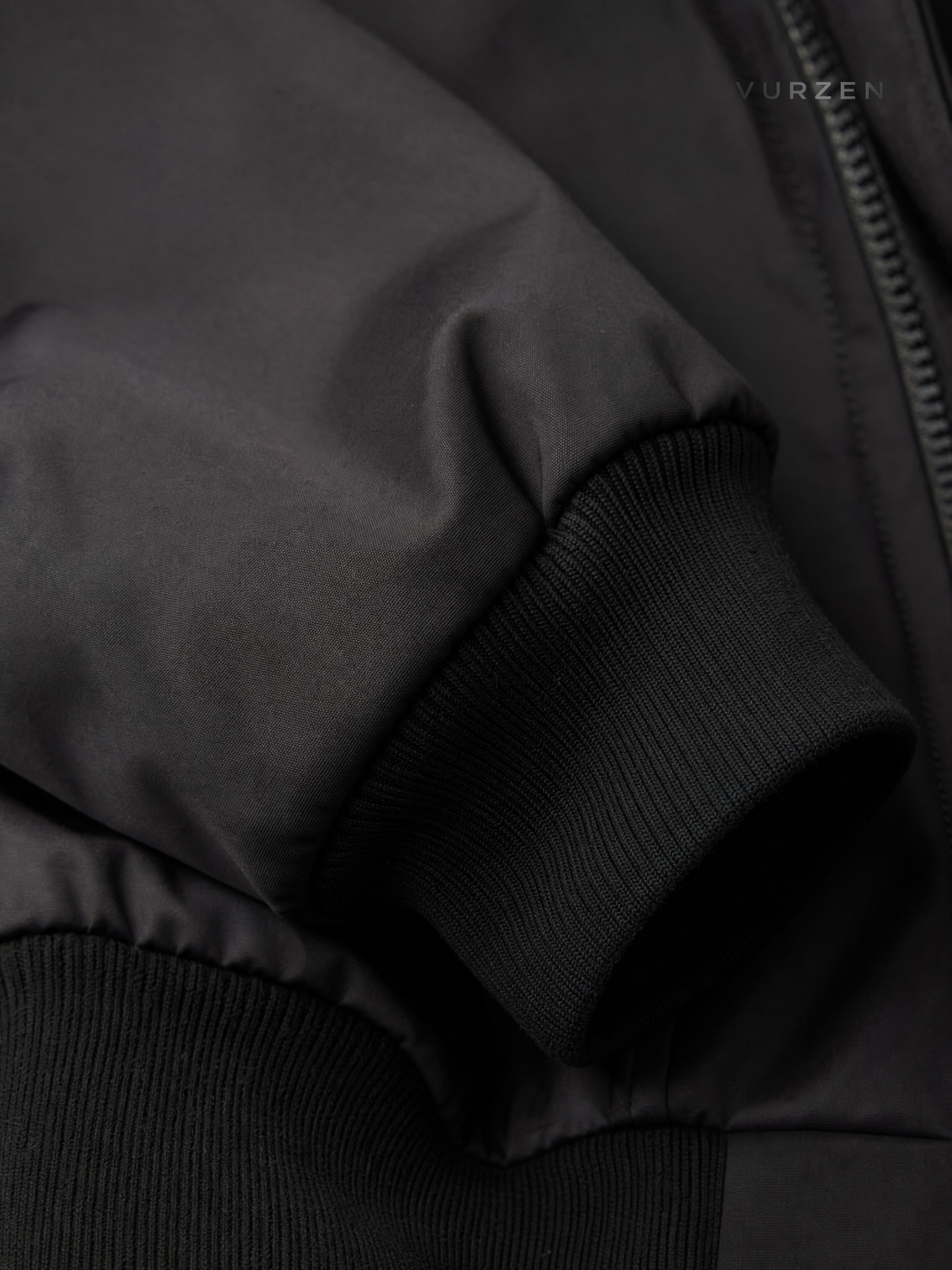 Men’s Wool-Blend Hooded Casual Work Jacket detail