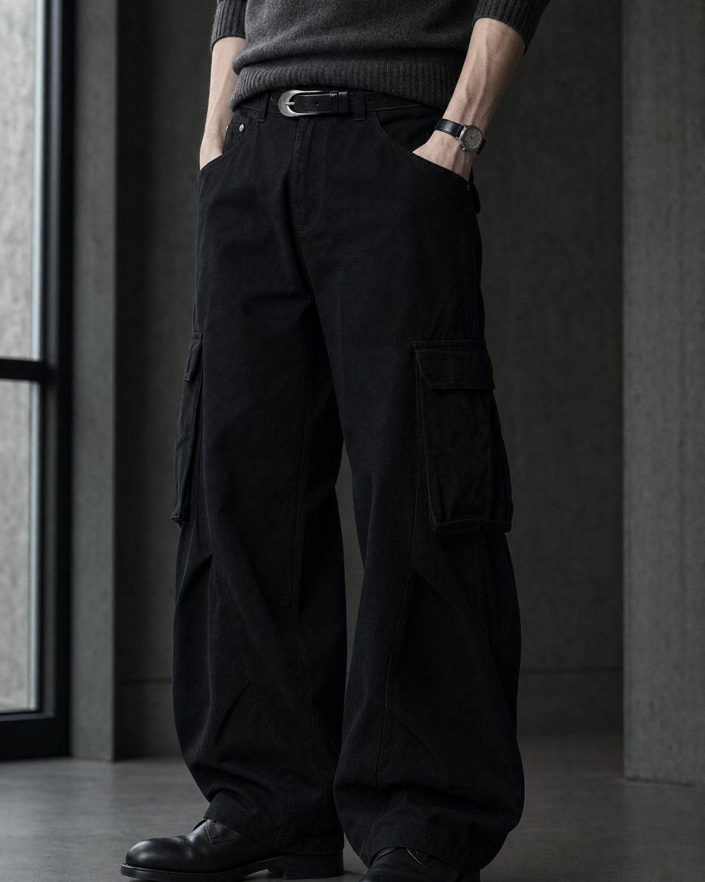 994434563836 pants dark cargo lookbook 01