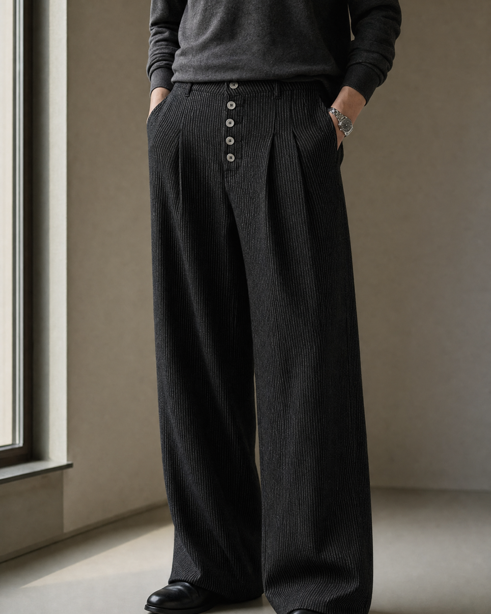 998862818537 pants clean drape lookbook 01